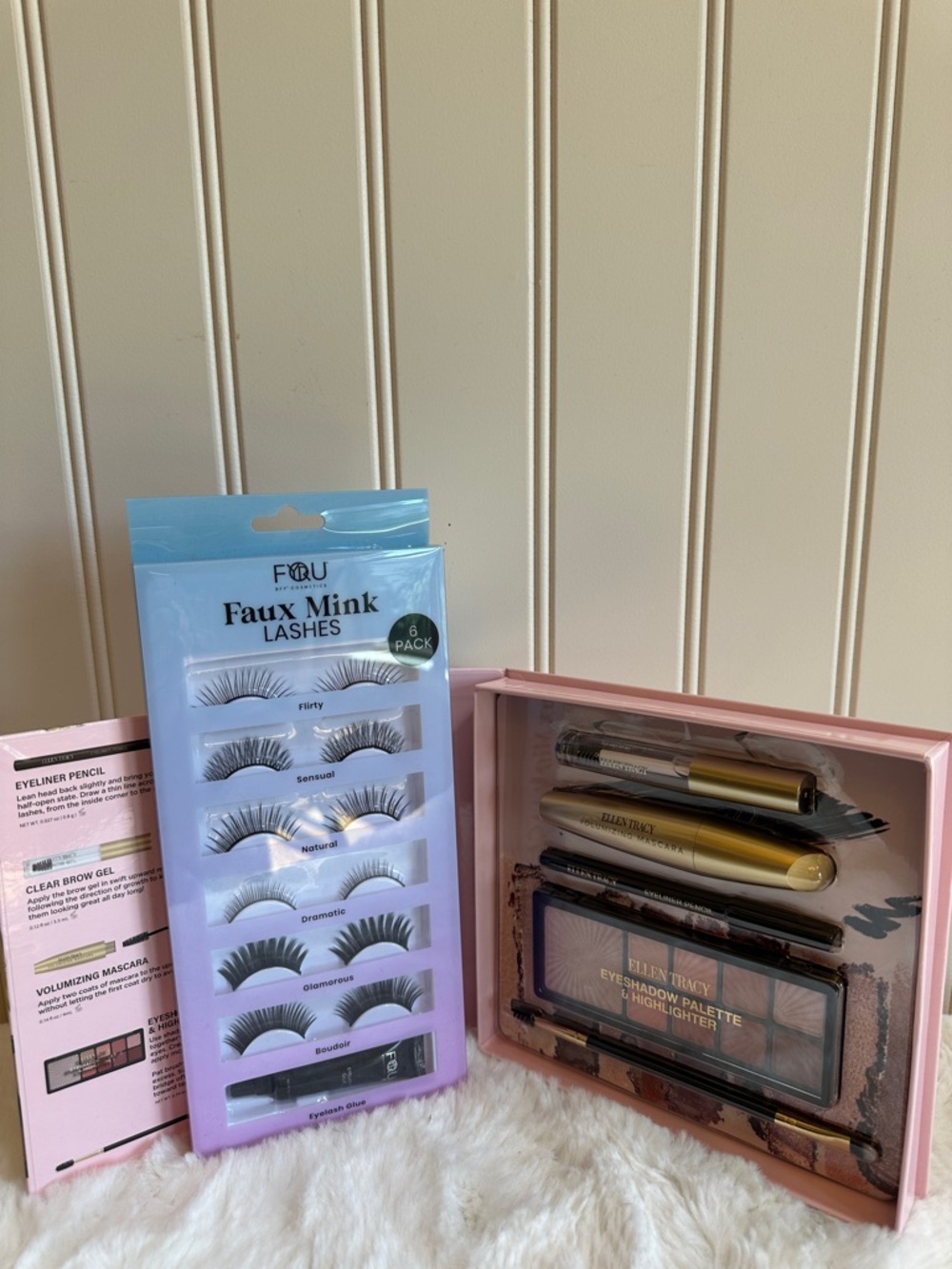 Ellen Tracy Total Eye Essentials Makeup Set - Faux Mink Lashes